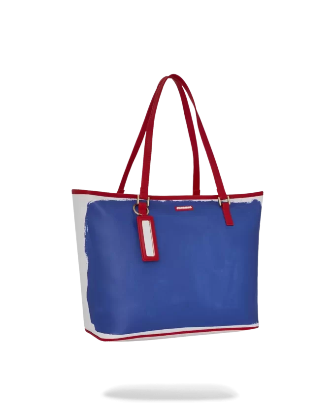 Bolso tote artístico The Big Blue Purse de Keith Haring Bolso tote artístico The Big Blue Purse de Keith Haring