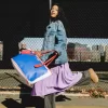 Bolso tote artístico The Big Blue Purse de Keith Haring Bolso tote artístico The Big Blue Purse de Keith Haring