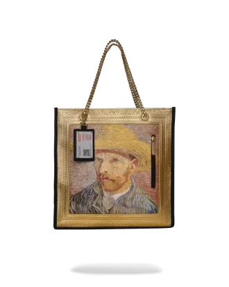 Bolso tote con autorretrato enmarcado de Van Gogh del Met