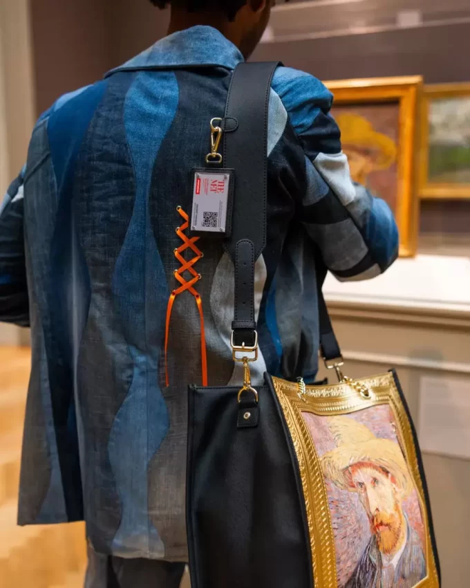Bolso tote con autorretrato enmarcado de Van Gogh del Met Bolso tote con autorretrato enmarcado de Van Gogh del Met