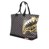 Bolso tote con estampado dorado de tiburones en París Bolso tote con estampado dorado de tiburones en París