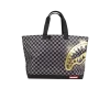 Bolso tote con estampado dorado de tiburones en París Bolso tote con estampado dorado de tiburones en París