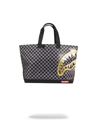 Bolso tote con estampado dorado de tiburones en París