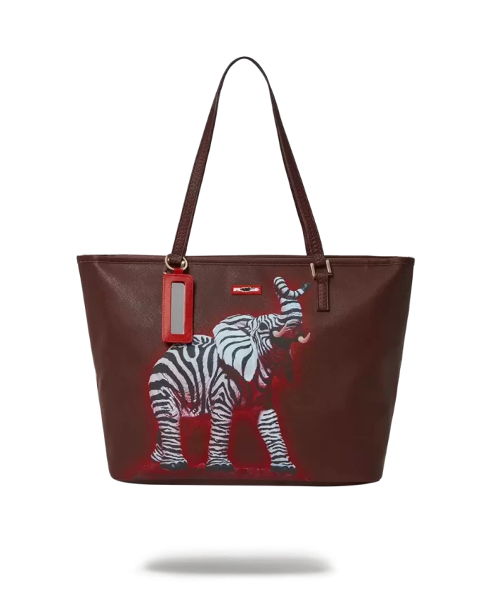 Bolso tote de colaboración con ZEBRA ELEPHANT RON ENGLISH Bolso tote de colaboración con ZEBRA ELEPHANT RON ENGLISH