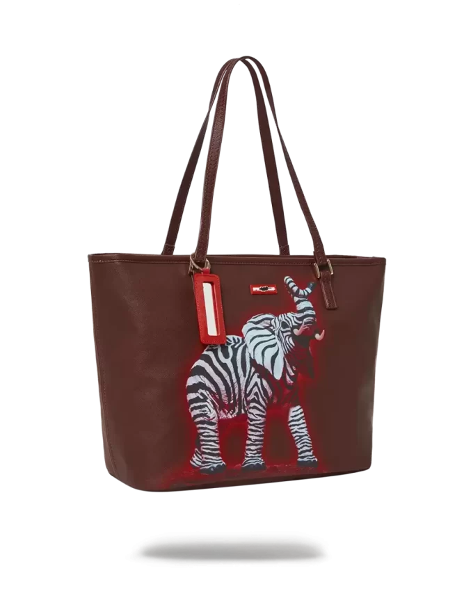 Bolso tote de colaboración con ZEBRA ELEPHANT RON ENGLISH Bolso tote de colaboración con ZEBRA ELEPHANT RON ENGLISH