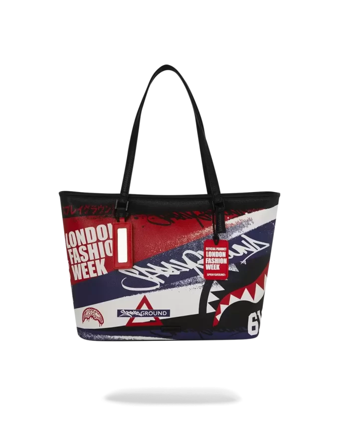 Bolso tote listo para la pasarela de la Semana de la Moda de Londres Bolso tote listo para la pasarela de la Semana de la Moda de Londres