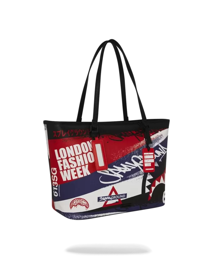 Bolso tote listo para la pasarela de la Semana de la Moda de Londres Bolso tote listo para la pasarela de la Semana de la Moda de Londres