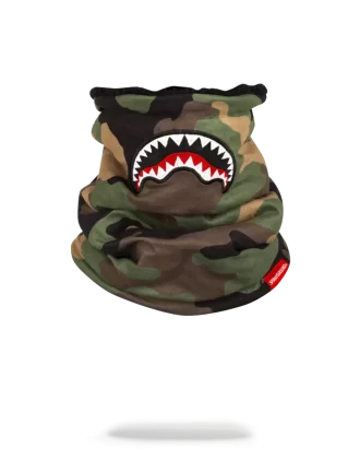 Calentador de cuello de tiburón camuflaje