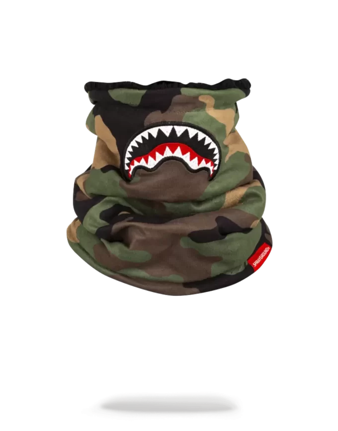 Calentador de cuello de tiburón camuflaje