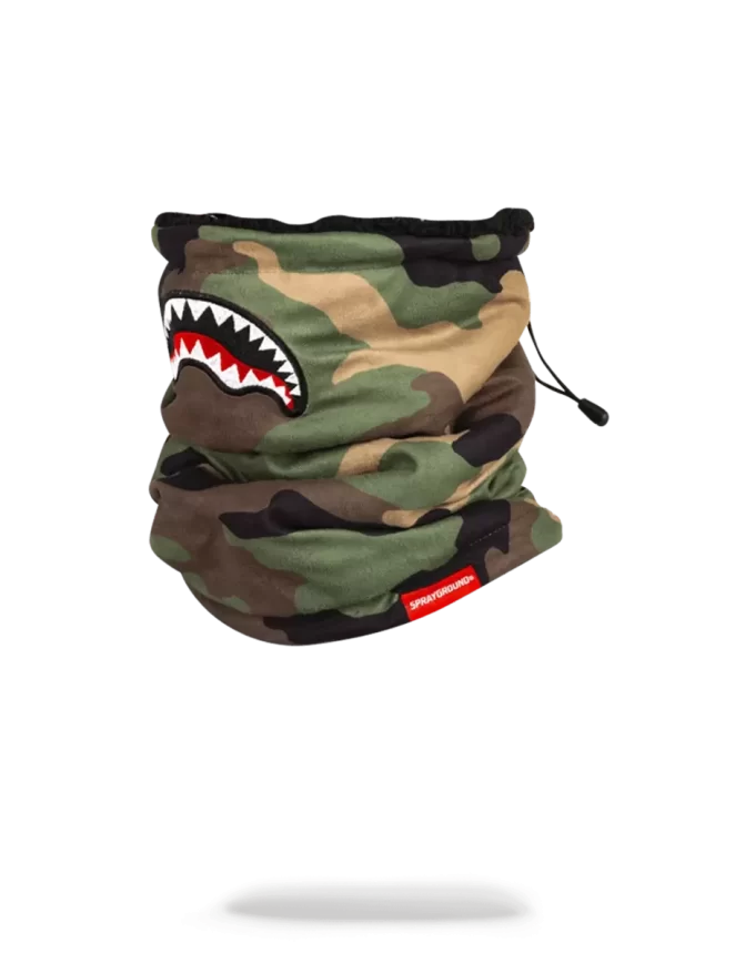 Calentador de cuello de tiburón camuflaje