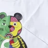 CAMISETA BLANCA DE ANATOMÍA JUVENIL CON OSO