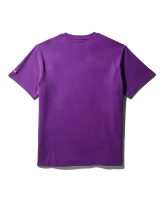 CAMISETA CON ESTAMPADO DE BOCA DE TIBURÓN DE GARFIELD (MORADA)