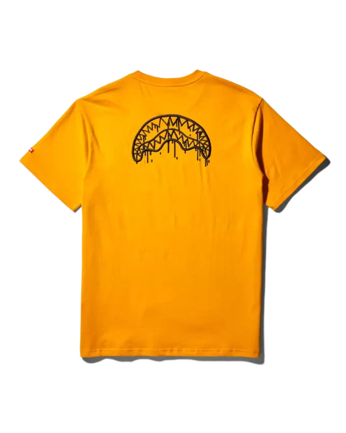 CAMISETA CON ESTAMPADO DE GARFIELD CAT STRATCH (NARANJA)