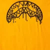CAMISETA CON ESTAMPADO DE GARFIELD CAT STRATCH (NARANJA)