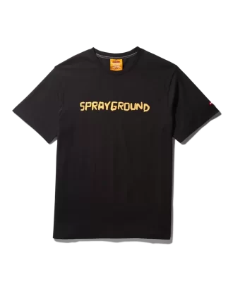 CAMISETA CON ESTAMPADO DE GARFIELD (NEGRA)