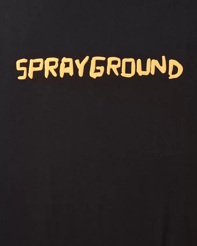 CAMISETA CON ESTAMPADO DE GARFIELD (NEGRA)