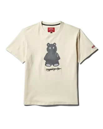 CAMISETA DE MANGA CORTA CON ESTAMPADO DE OSO DE DINERO (ALBAICOLA)