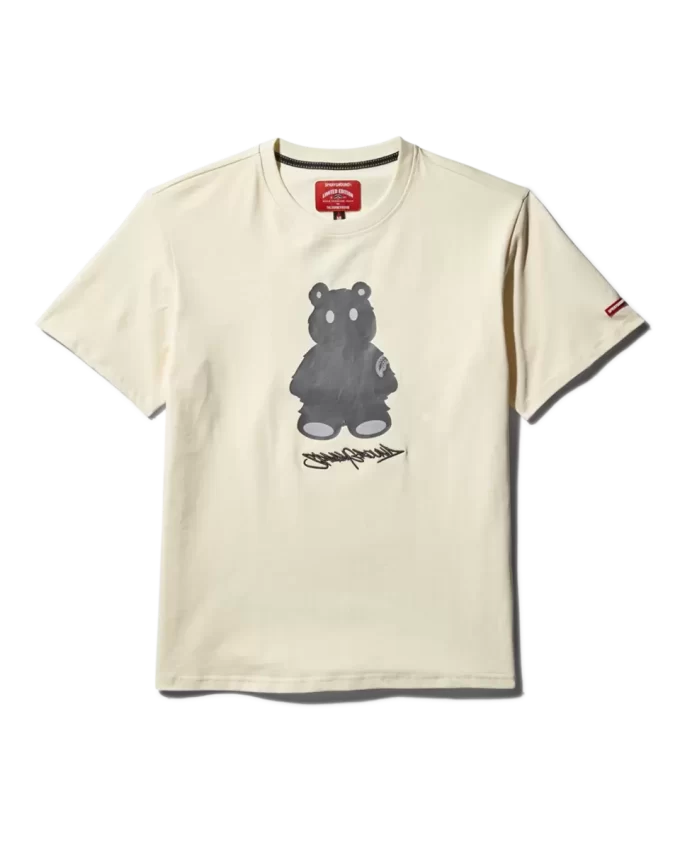 CAMISETA DE MANGA CORTA CON ESTAMPADO DE OSO DE DINERO (ALBAICOLA)