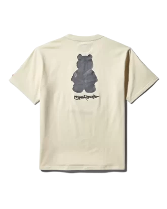 CAMISETA DE MANGA CORTA CON ESTAMPADO DE OSO DE DINERO (ALBAICOLA)