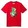 CAMISETA ROJA DE ANATOMÍA DEL OSO PARA JÓVENES