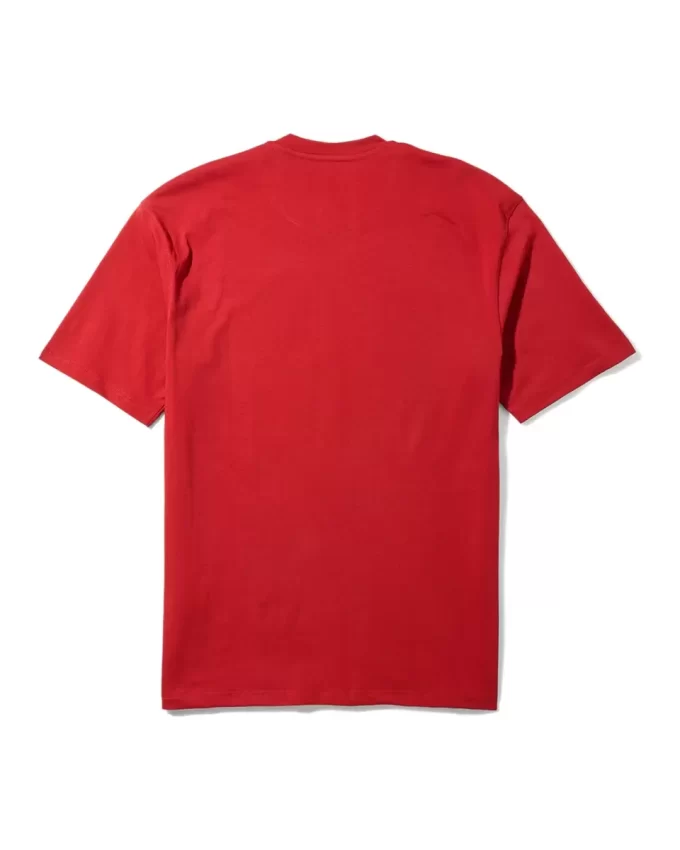 CAMISETA ROJA DE ANATOMÍA DEL OSO PARA JÓVENES