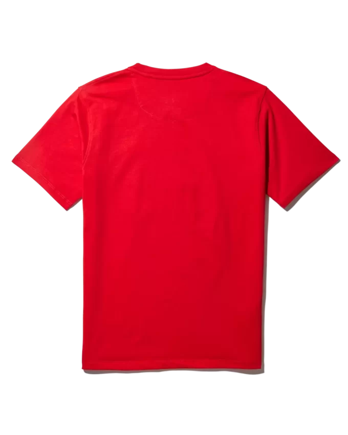 CAMISETA ROJA DE ANATOMÍA DEL OSO PARA JÓVENES