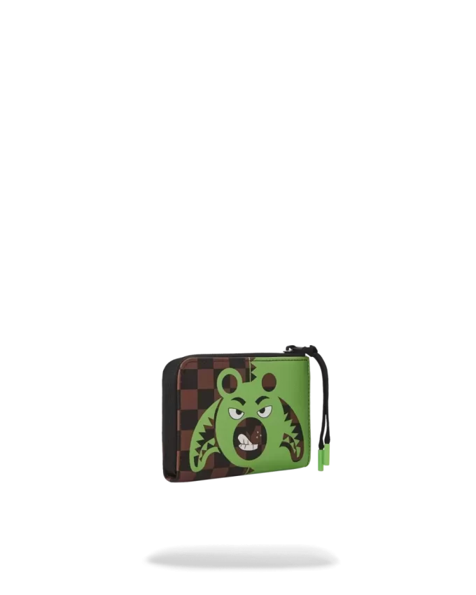 CARTERA DE OSO DE DINERO VERDE