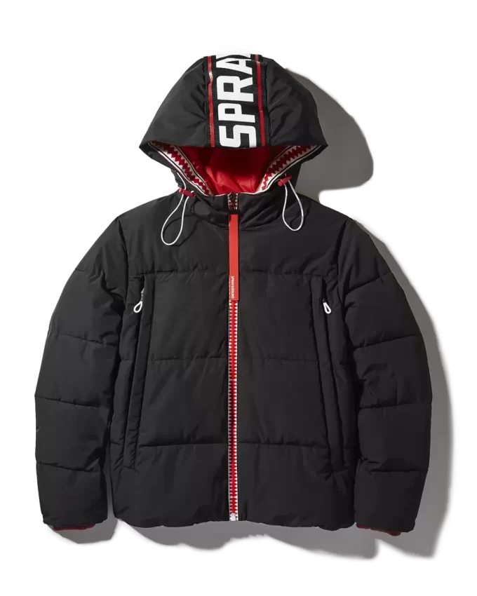 CHAQUETA ACOLCHADA CON PARCHE DE GRAFITI CHAQUETA ACOLCHADA CON PARCHE DE GRAFITI