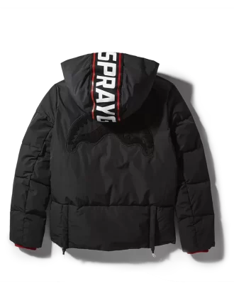 CHAQUETA ACOLCHADA CON PARCHE DE GRAFITI