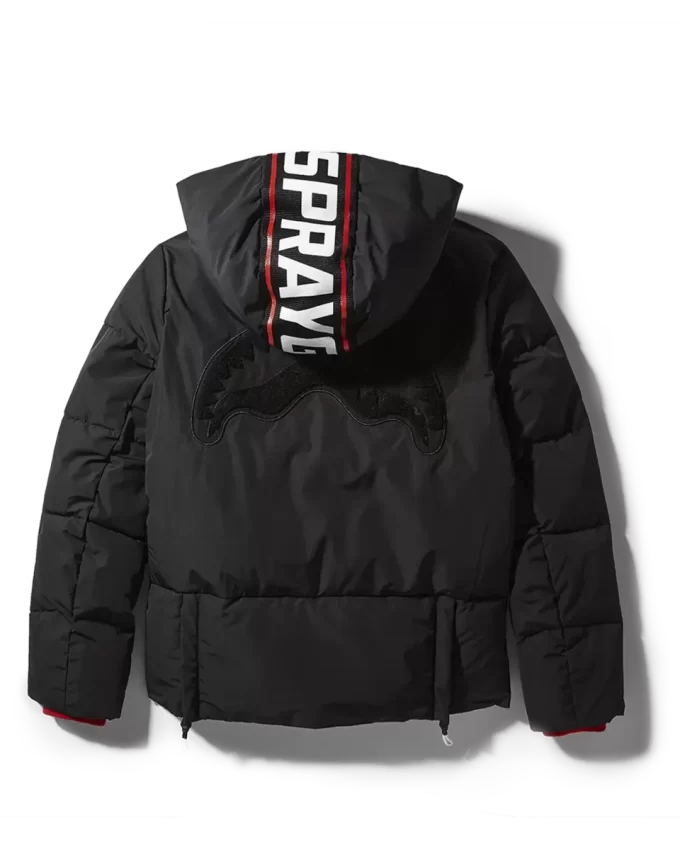 CHAQUETA ACOLCHADA CON PARCHE DE GRAFITI CHAQUETA ACOLCHADA CON PARCHE DE GRAFITI