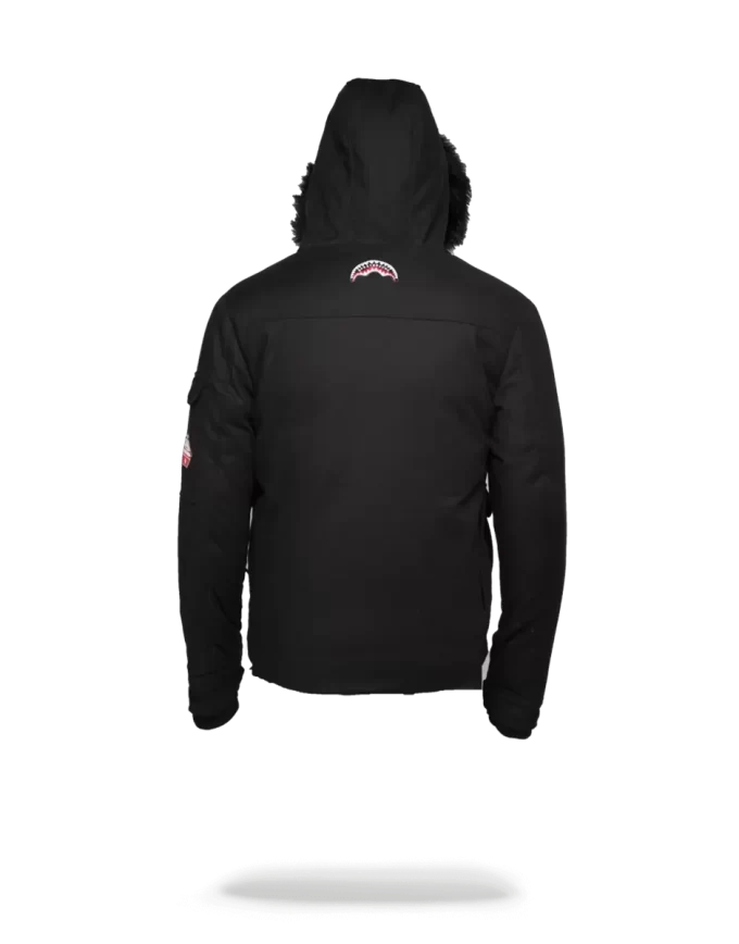 CHAQUETA CHOPPER NEGRA SÓLIDA CHAQUETA CHOPPER NEGRA SÓLIDA