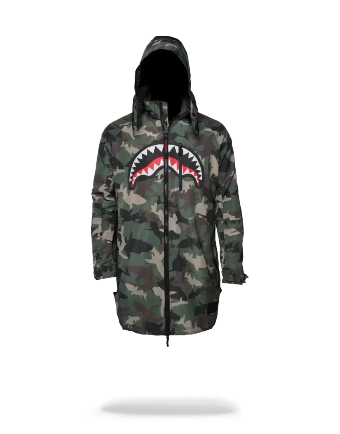 CHAQUETA DE PARACAIDISTA DE TIBURÓN CAMUFLADO CHAQUETA DE PARACAIDISTA DE TIBURÓN CAMUFLADO