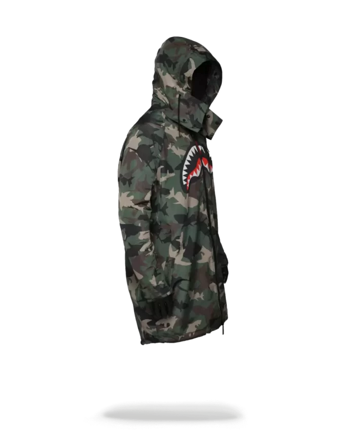 CHAQUETA DE PARACAIDISTA DE TIBURÓN CAMUFLADO CHAQUETA DE PARACAIDISTA DE TIBURÓN CAMUFLADO