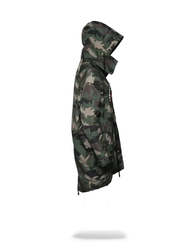 CHAQUETA DE PARACAIDISTA DE TIBURÓN CAMUFLADO CHAQUETA DE PARACAIDISTA DE TIBURÓN CAMUFLADO