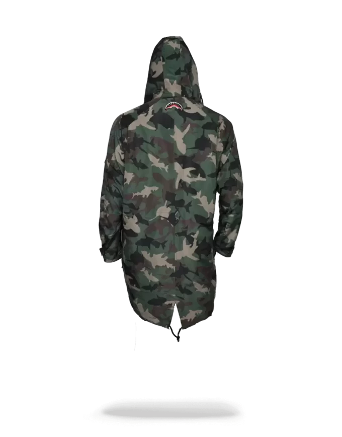 CHAQUETA DE PARACAIDISTA DE TIBURÓN CAMUFLADO CHAQUETA DE PARACAIDISTA DE TIBURÓN CAMUFLADO