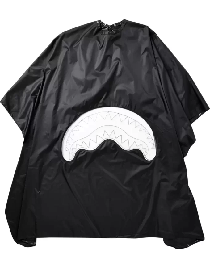 Conjunto de capa y delantal de barbero