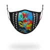 CONJUNTO DEPORTIVO DE BOB ESPONJA PARA ADULTOS CON MASCARILLA AJUSTADA CONJUNTO DEPORTIVO DE BOB ESPONJA PARA ADULTOS CON MASCARILLA AJUSTADA
