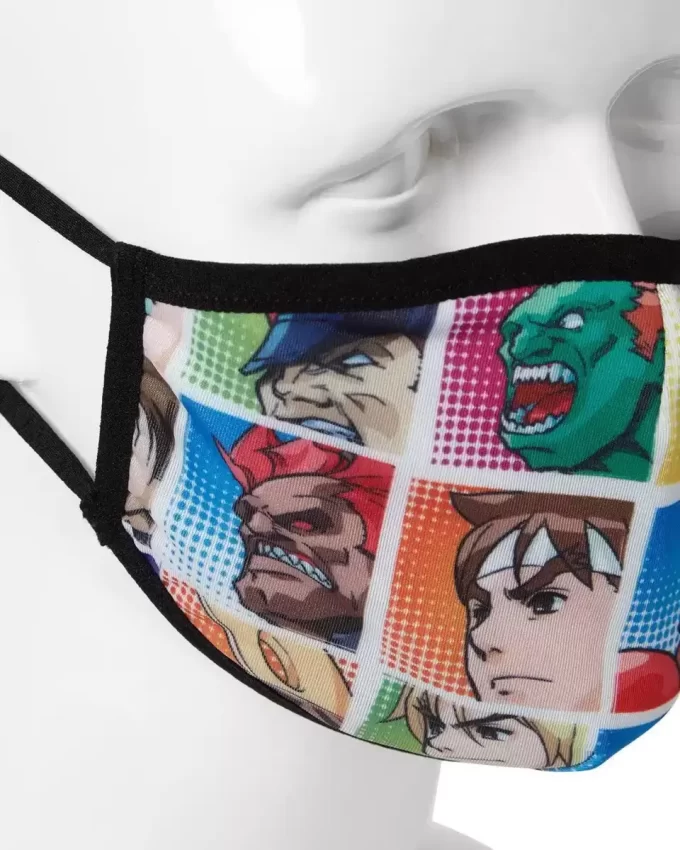 CUBREBOCAS AJUSTADO ADULTO STREET FIGHTER PLAYER SELECT CUBREBOCAS AJUSTADO ADULTO STREET FIGHTER PLAYER SELECT