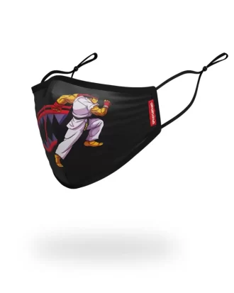 CUBREBOCAS AJUSTADO PARA ADULTOS DE STREET FIGHTER RYU SHARK