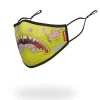 CUBREBOCAS DE BOB ESPONJA PARA ADULTOS, ESTILO TIBURÓN, AJUSTADO CUBREBOCAS DE BOB ESPONJA PARA ADULTOS, ESTILO TIBURÓN, AJUSTADO