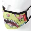 CUBREBOCAS DE BOB ESPONJA PARA ADULTOS, ESTILO TIBURÓN, AJUSTADO CUBREBOCAS DE BOB ESPONJA PARA ADULTOS, ESTILO TIBURÓN, AJUSTADO