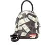 DINERO SOBRE MINI ESTAMPADO DE LEOPARDO NEGRO
