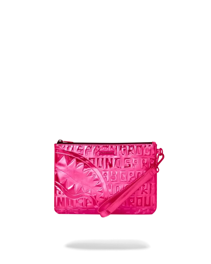 EMBRAGUE DE MANO CON DIAMANTE ROSA INFINITI