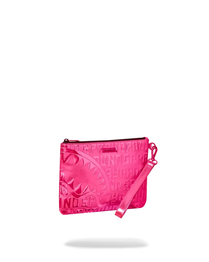 EMBRAGUE DE MANO CON DIAMANTE ROSA INFINITI