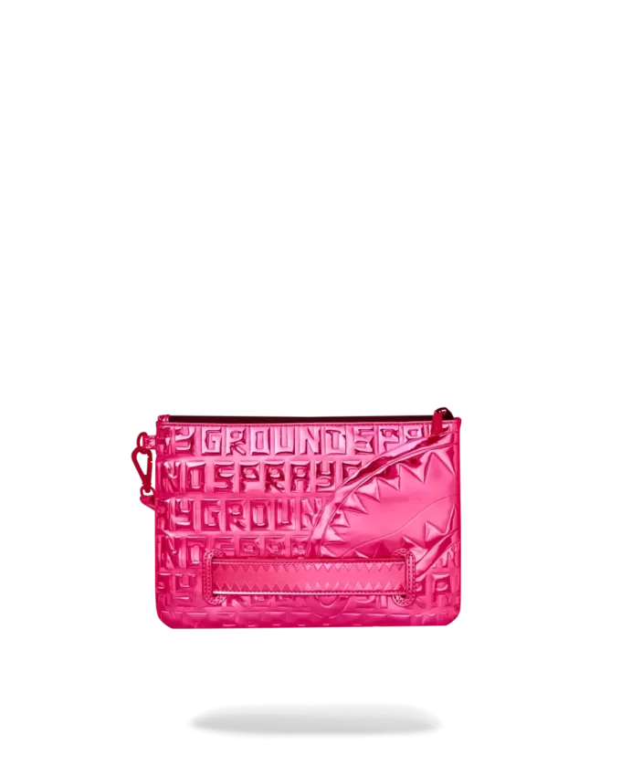 EMBRAGUE DE MANO CON DIAMANTE ROSA INFINITI