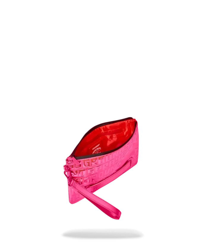 EMBRAGUE DE MANO CON DIAMANTE ROSA INFINITI