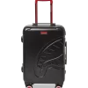 EQUIPAJE DE MANO DE CARCASA RÍGIDA NEGRO CON DISEÑO DE TIBURÓN EQUIPAJE DE MANO DE CARCASA RÍGIDA NEGRO CON DISEÑO DE TIBURÓN
