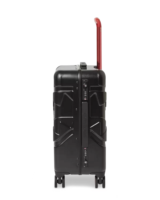 EQUIPAJE DE MANO DE CARCASA RÍGIDA NEGRO CON DISEÑO DE TIBURÓN EQUIPAJE DE MANO DE CARCASA RÍGIDA NEGRO CON DISEÑO DE TIBURÓN