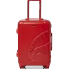 EQUIPAJE DE MANO DE CARCASA RÍGIDA ROJA CON DISEÑO DE TIBURÓN EQUIPAJE DE MANO DE CARCASA RÍGIDA ROJA CON DISEÑO DE TIBURÓN