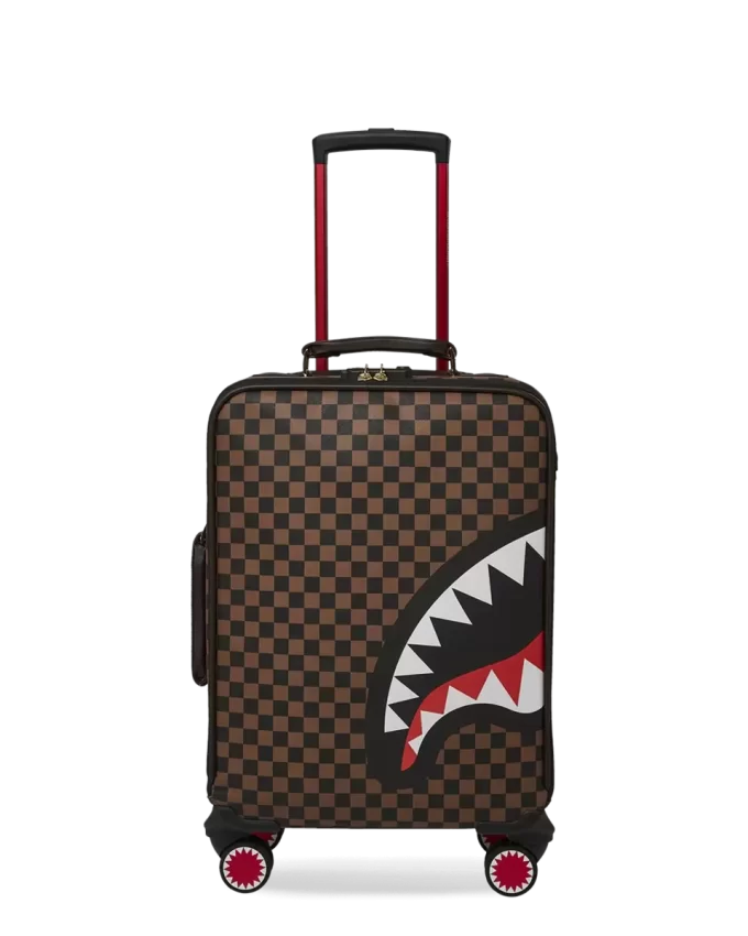 EXTERIOR CON BOLSILLO DORADO CON CREMALLERA, EQUIPAJE DE MANO PARA JETSETTER, TIBURONES EN PARÍS EXTERIOR CON BOLSILLO DORADO CON CREMALLERA, EQUIPAJE DE MANO PARA JETSETTER, TIBURONES EN PARÍS